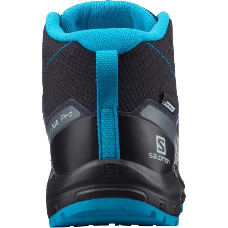 Salomon Xa Pro V8 Stredne CSWP Turisticke Topanky Detske Čierne | SK 5KFZQG